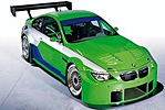 Bobby's Green BMW E36 racing car